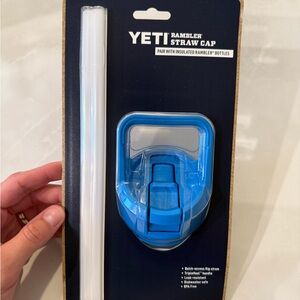 YETI rambler straw cap
